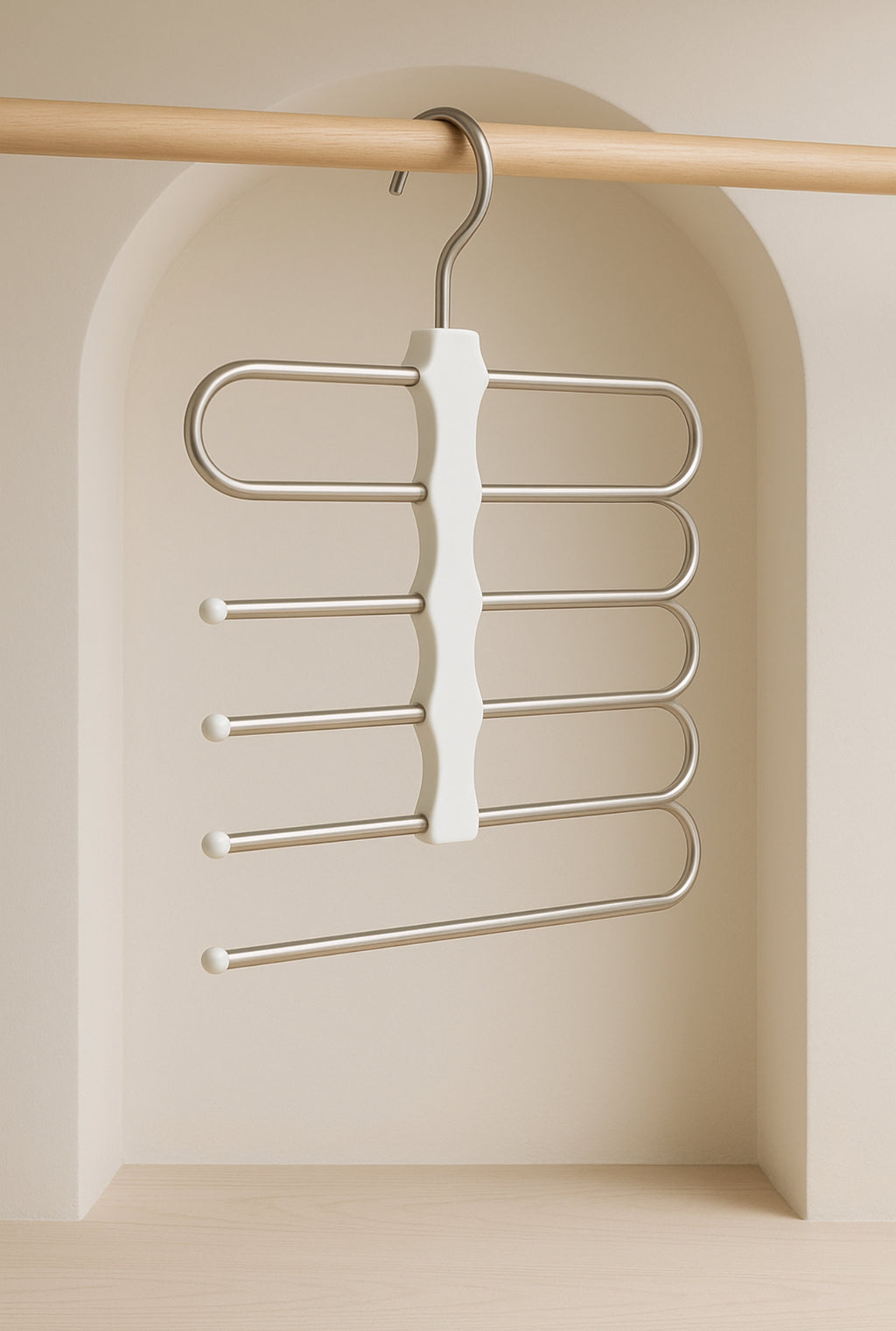 Space-Saving Wardrobe Hanger