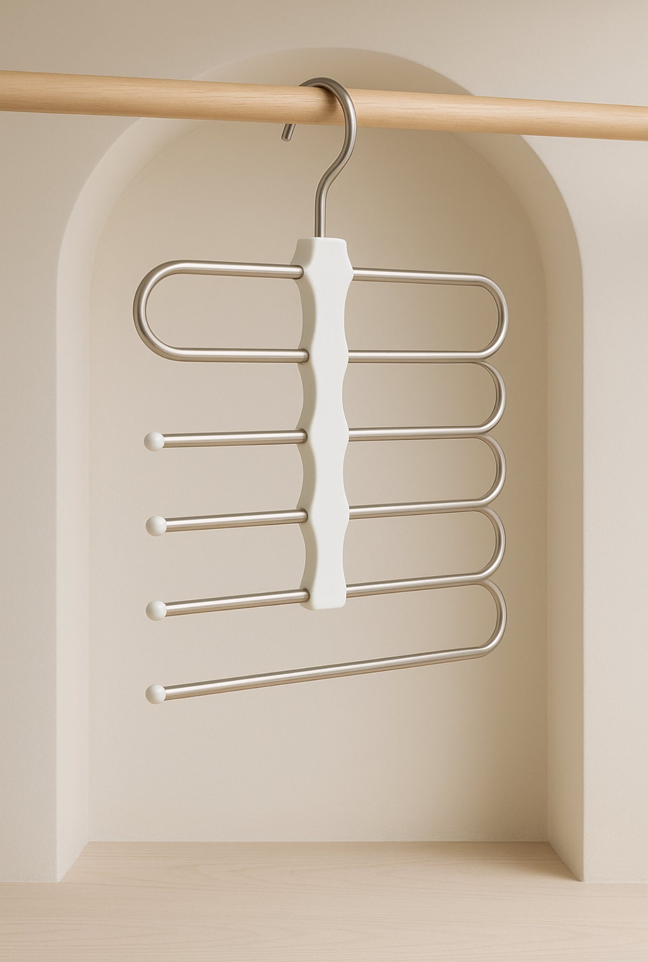 Space-Saving Wardrobe Hanger