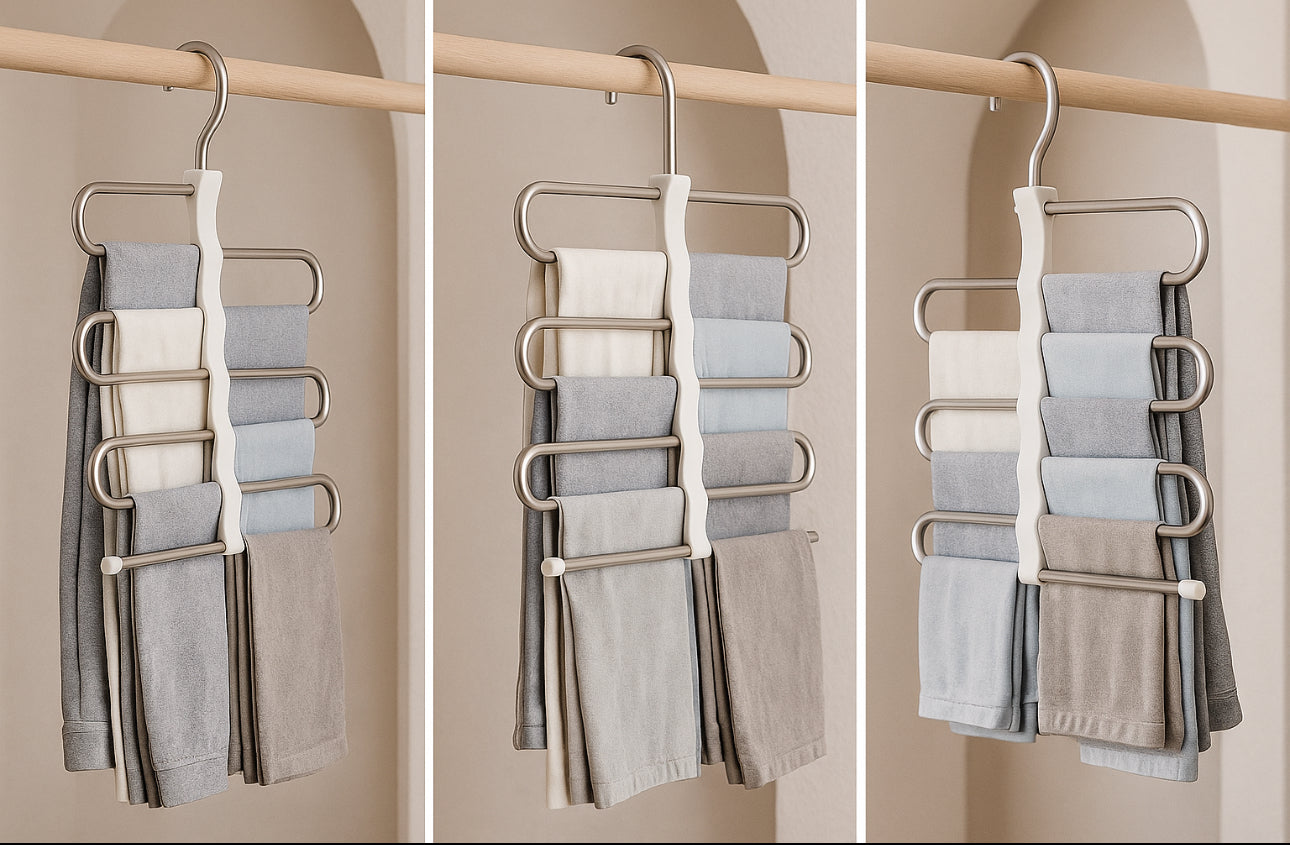 Space-Saving Wardrobe Hanger